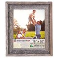 Barnwoodusa Rustic Signature Reclaimed 16x20 Picture Frame (Nat. Weathered Gray) 672713210900